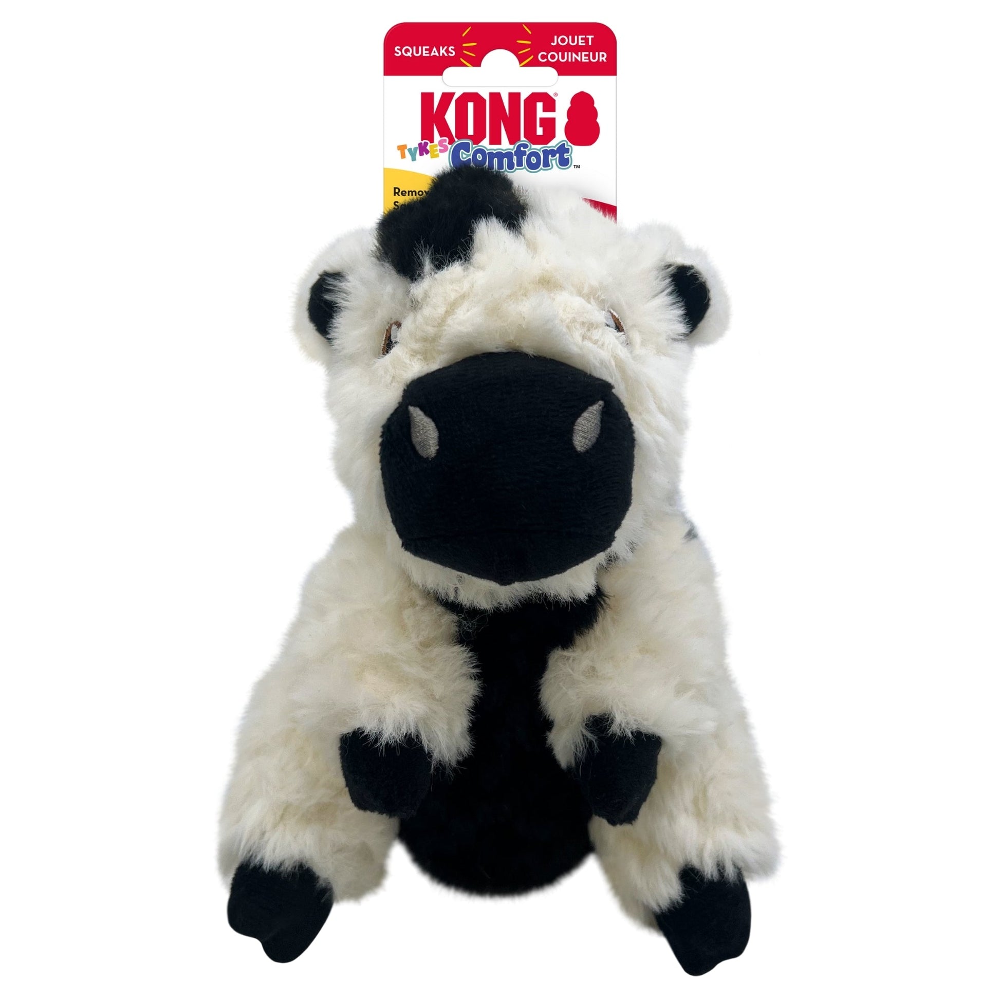 KONG Comfort Tykes Dog Toy Cow, 1ea/SM