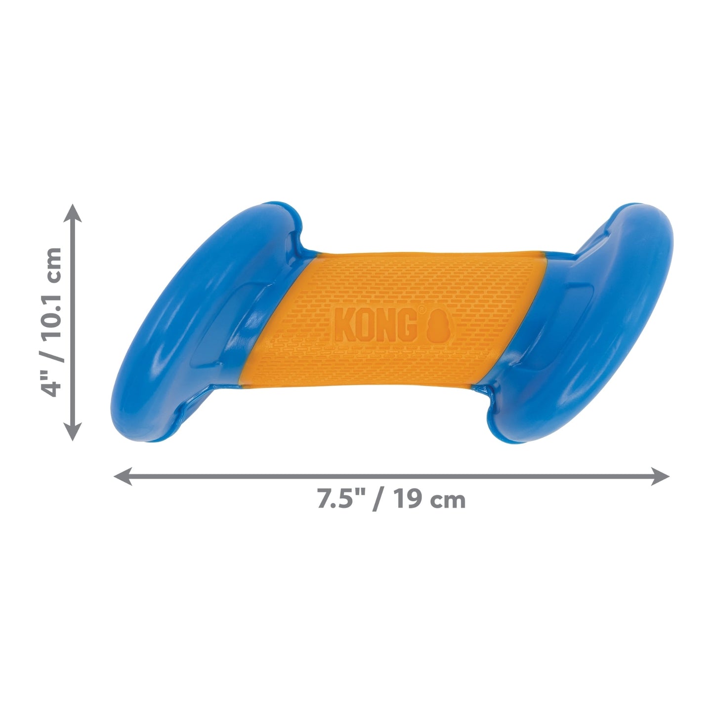 KONG Rambler Rattlez Dog Toy Dumbbell, 1ea/LG