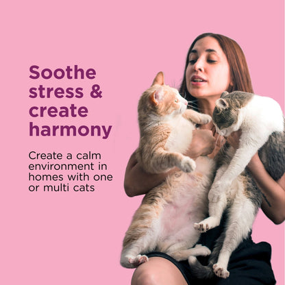 Comfort Zone Single & Multi-Cat Calming Kit For A Soothing Home 1 PK White 1ea/1 Diffuser 1 Refill-48 ml