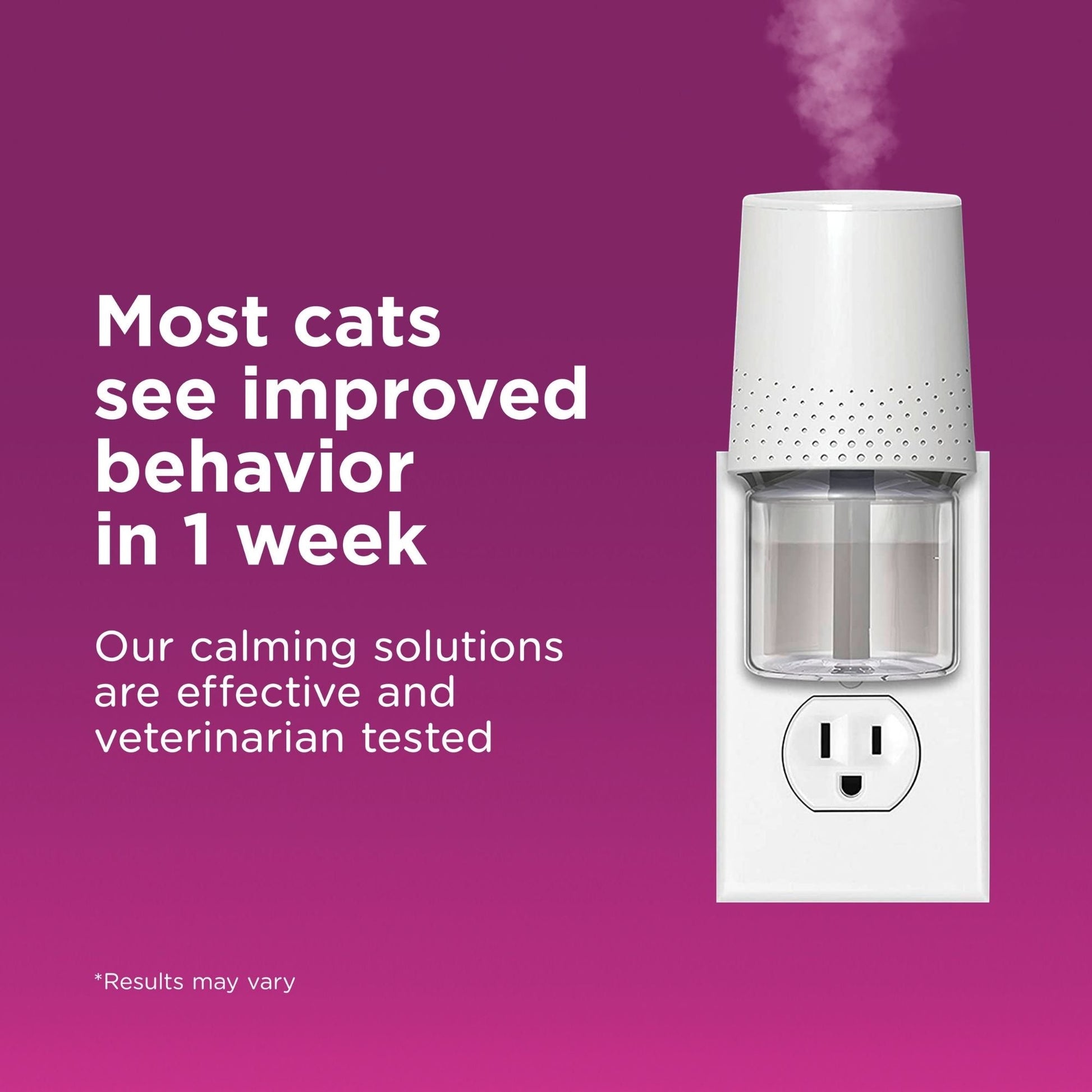 Comfort Zone Single & Multi-Cat Calming Kit For A Soothing Home 2 PK Diffuser Refills 1ea/2 Refills-48 ml