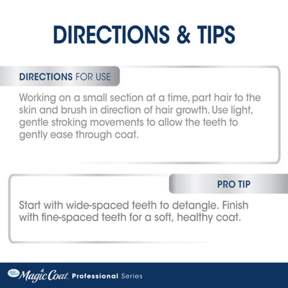 Four Paws Magic Coat Professional Series Non-Slip Grip Pet Comb 1ea/(1 ct)