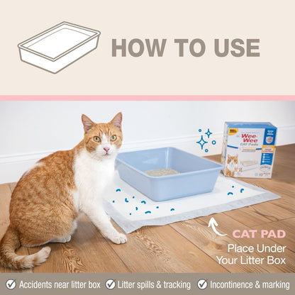 Four Paws Wee-Wee Cat Pads Unscented 1ea/28 in X 30 in (10 ct)
