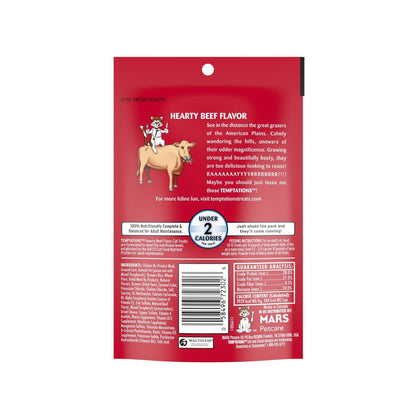 Temptations Classics Crunchy & Soft Adult Cat Treats Hearty Beef 1ea/3oz.