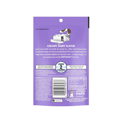 Temptations Classics Crunchy & Soft Adult Cat Treats Creamy Dairy 1ea/3oz.