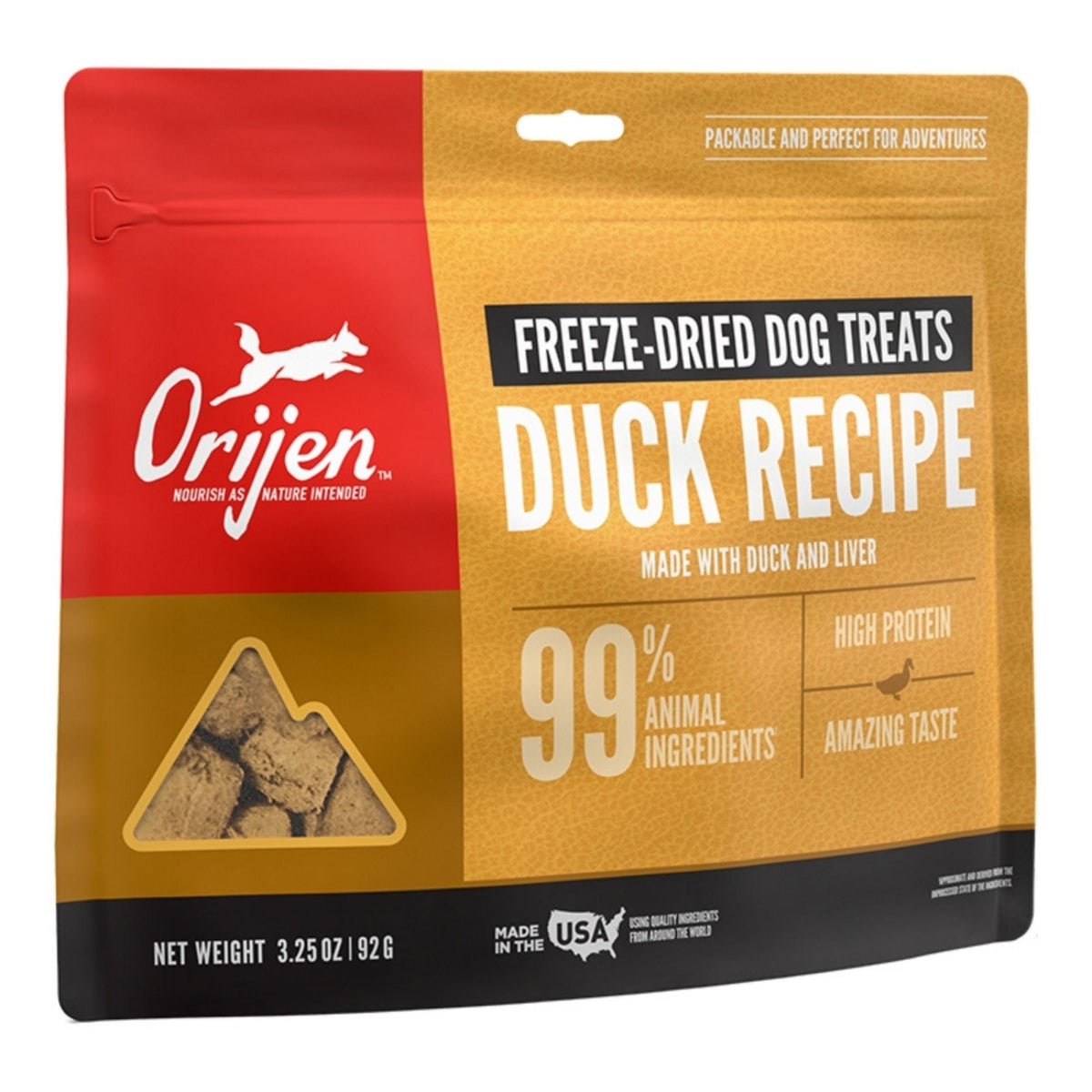 Orijen Dog Freeze-Dried Duck Treat 3.25oz.