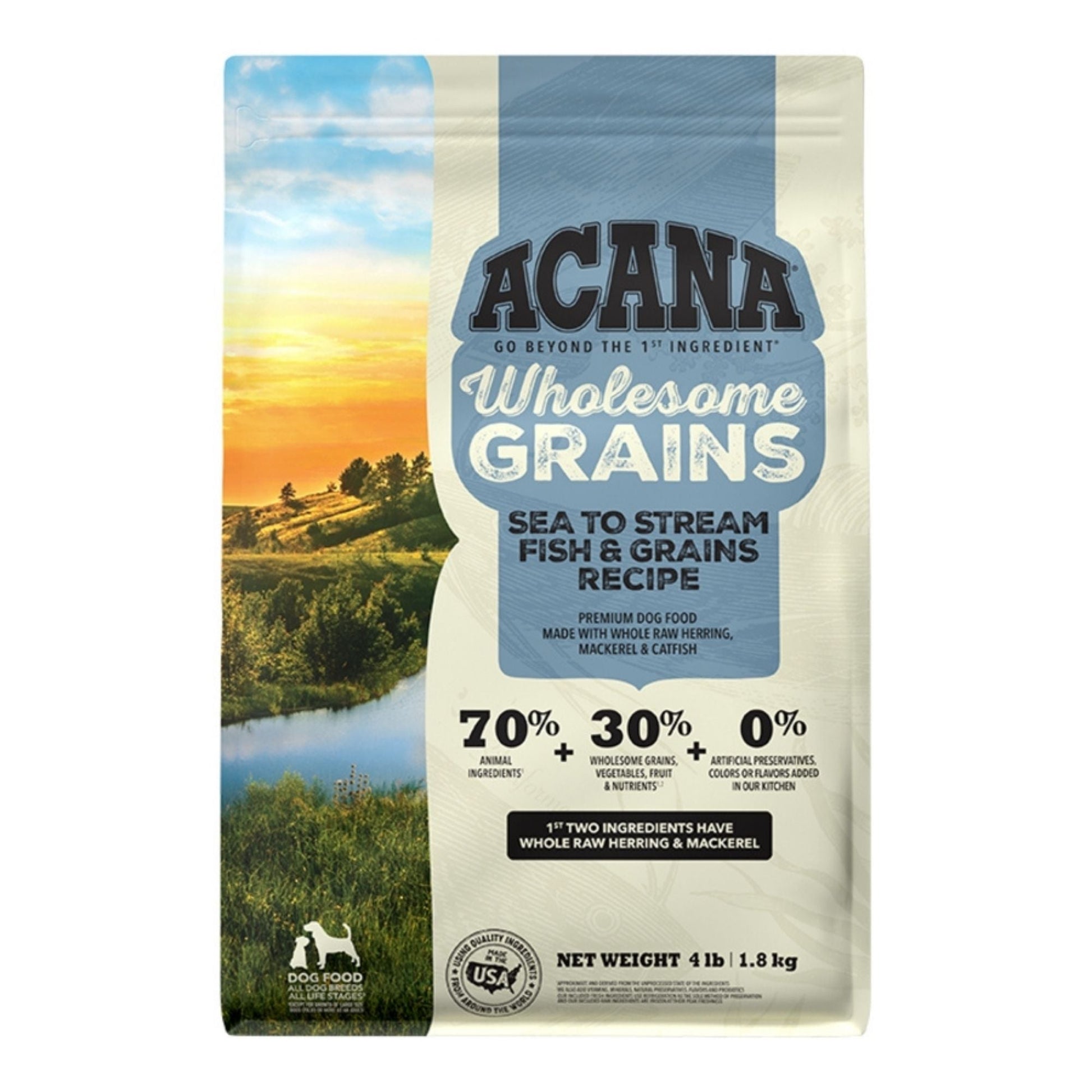 Acana Dog Wholesome Grains Sea To Stream 4Lbs