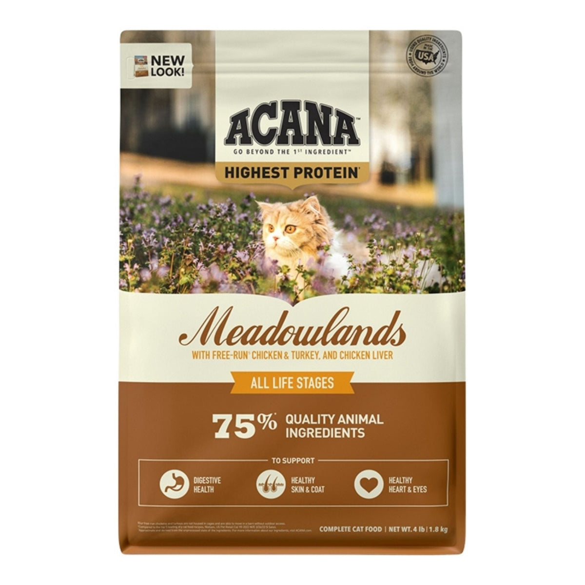 Acana Cat Grain Free Meadowlands 4Lbs