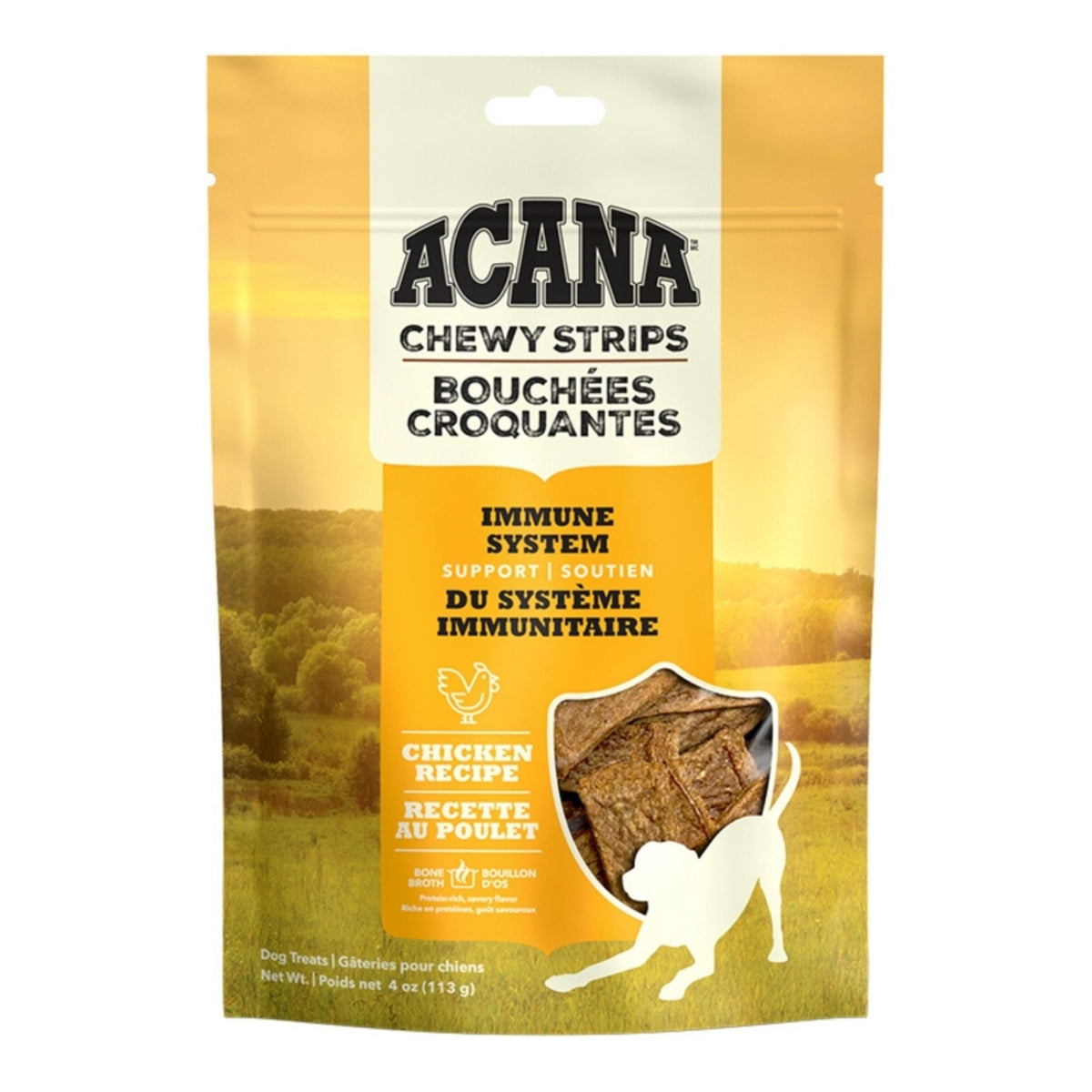 Acana Dog Grain Free Chewy Strips Chicken Recipe 4oz.