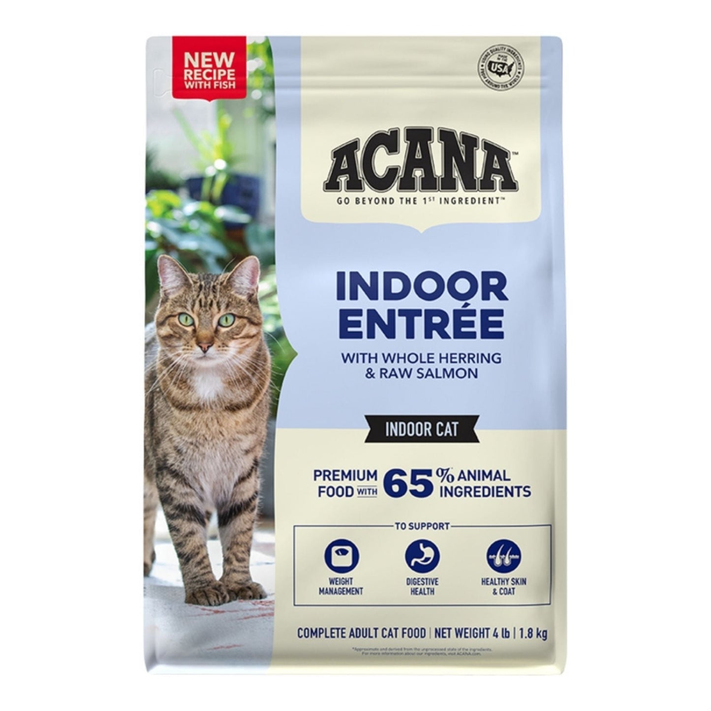 Acana Cat Indoor Entrée Fish Recipe 4Lbs