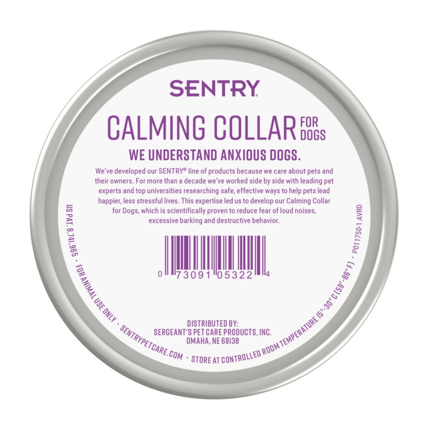 SENTRY Calming Collar for Dogs