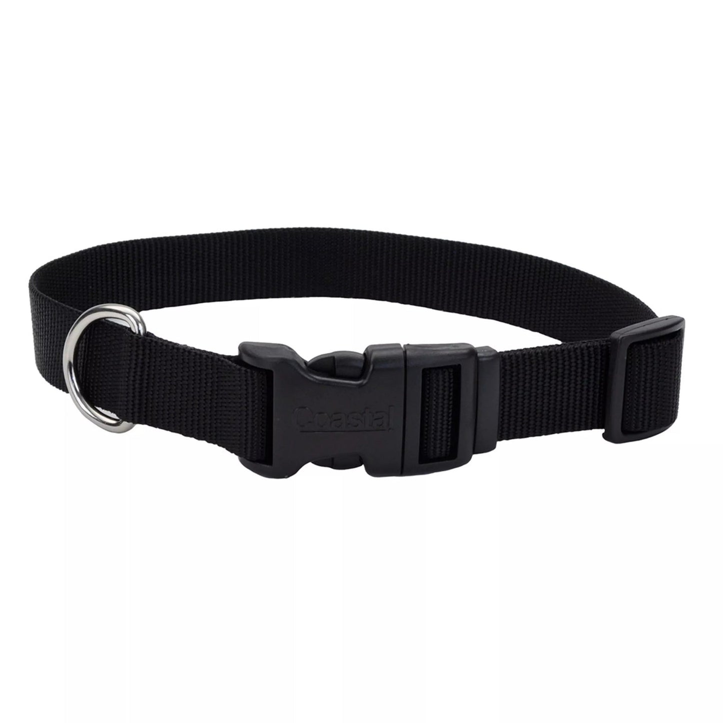 Coastal Adjustable Dog Collar with Plastic Buckle Large 1" X 18"-26"