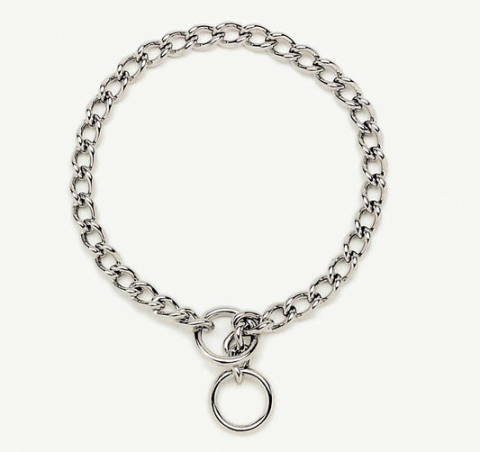 Titan Chain Training Dog Collar X-Heavy Nickel, Chrome 1ea/4 Mm X 26 in