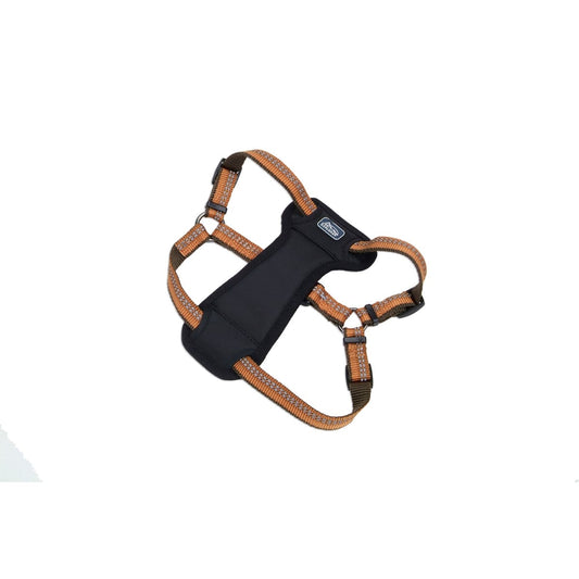 Coastal Products K9 Explorer Reflective Adjustable Padded Dog Harness Campfire Orange