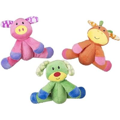 Spot Lil Spots Plush Dog Toy Floppy Assorted 1ea/7.5 in