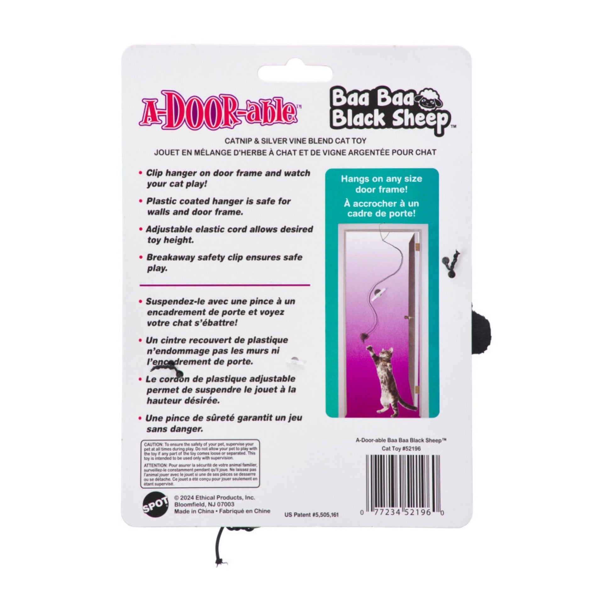 Spot Baa Baa Sheep A-door-able Cat Toy 1ea/One Size