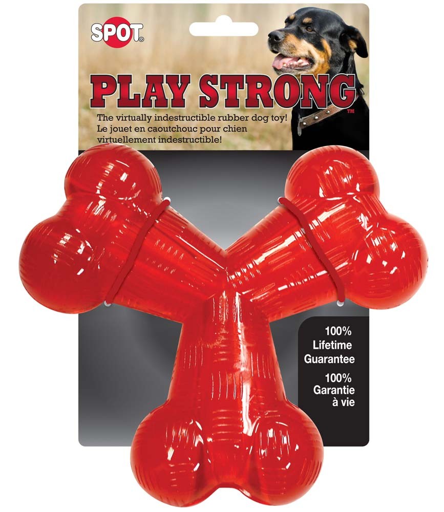 Spot Play Strong Dog Toy Trident 6 In