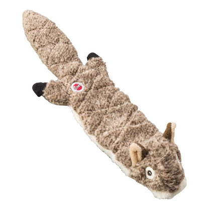 Skinneeez Extreme Quilted Dog Toy Squirrel Gray 14 In