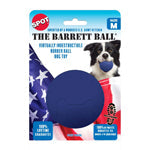 Spot Barrett Ball Dog Toy Blue 4 In Medium