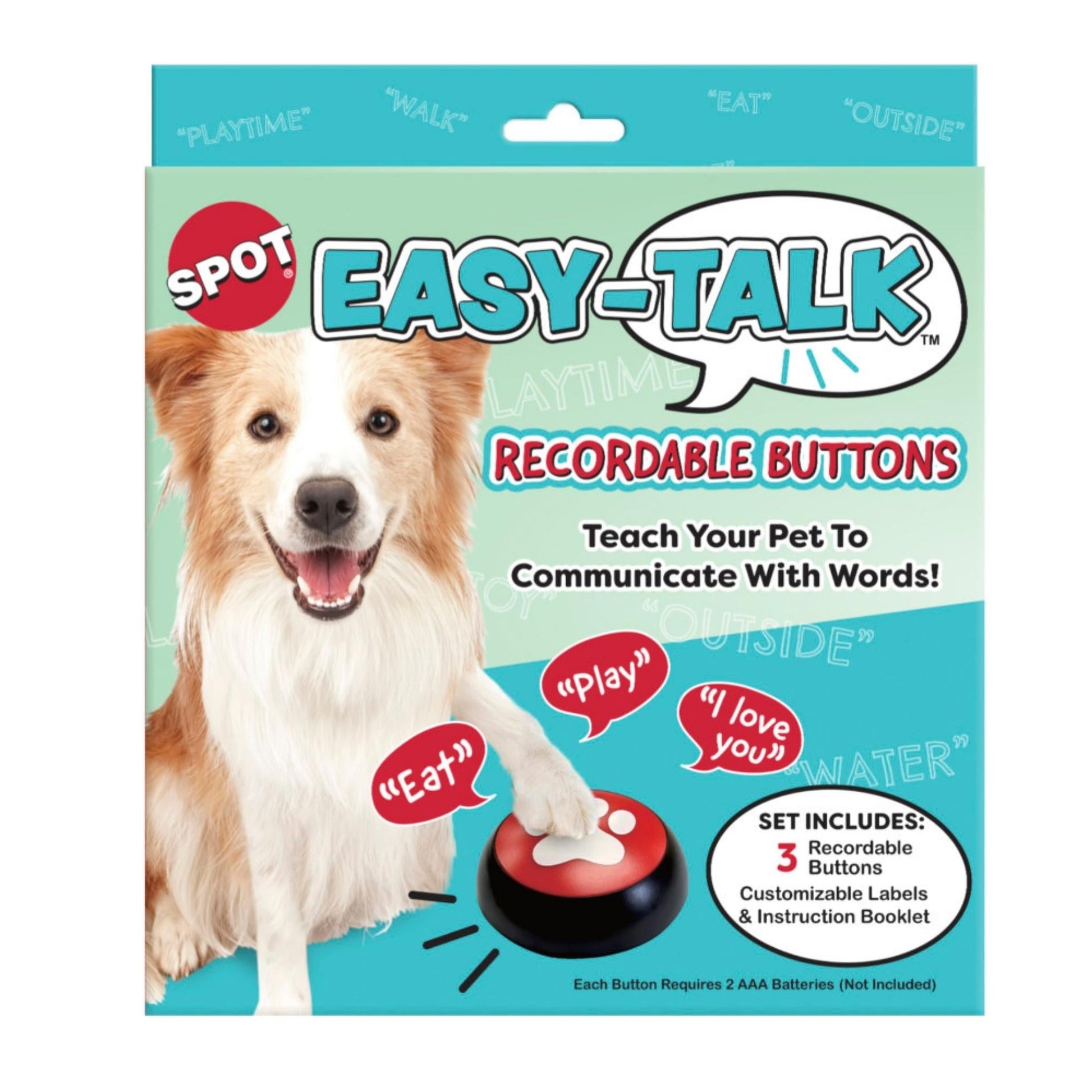 Spot Easy Talk Recordable Buttons 1ea/One Size Default Title