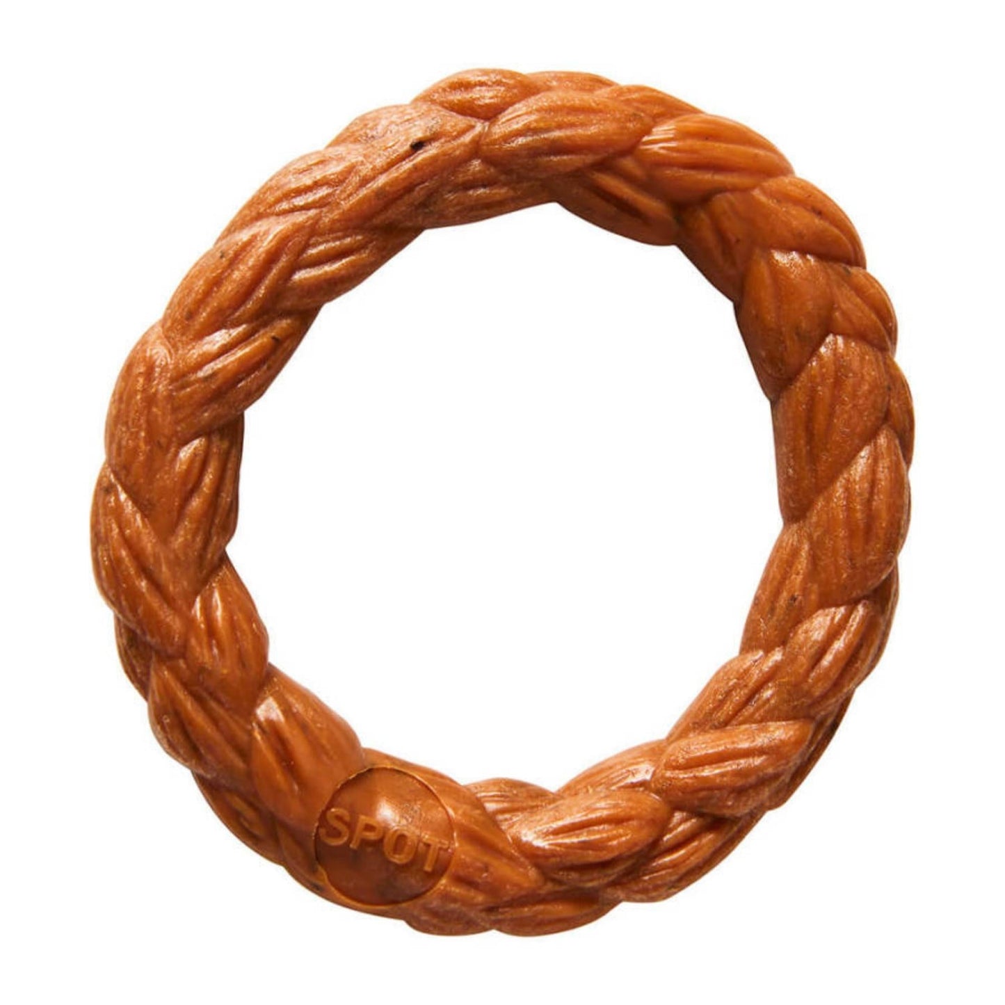 Bam-Bone Braid Ring Dog Toy Hickory, 1ea/3 in Default Title