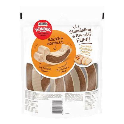 Milk-Bone Wonder Bones Paw Rockers Dog Treats Chicken 1ea/18.8 oz, 6 ct, SM/MD