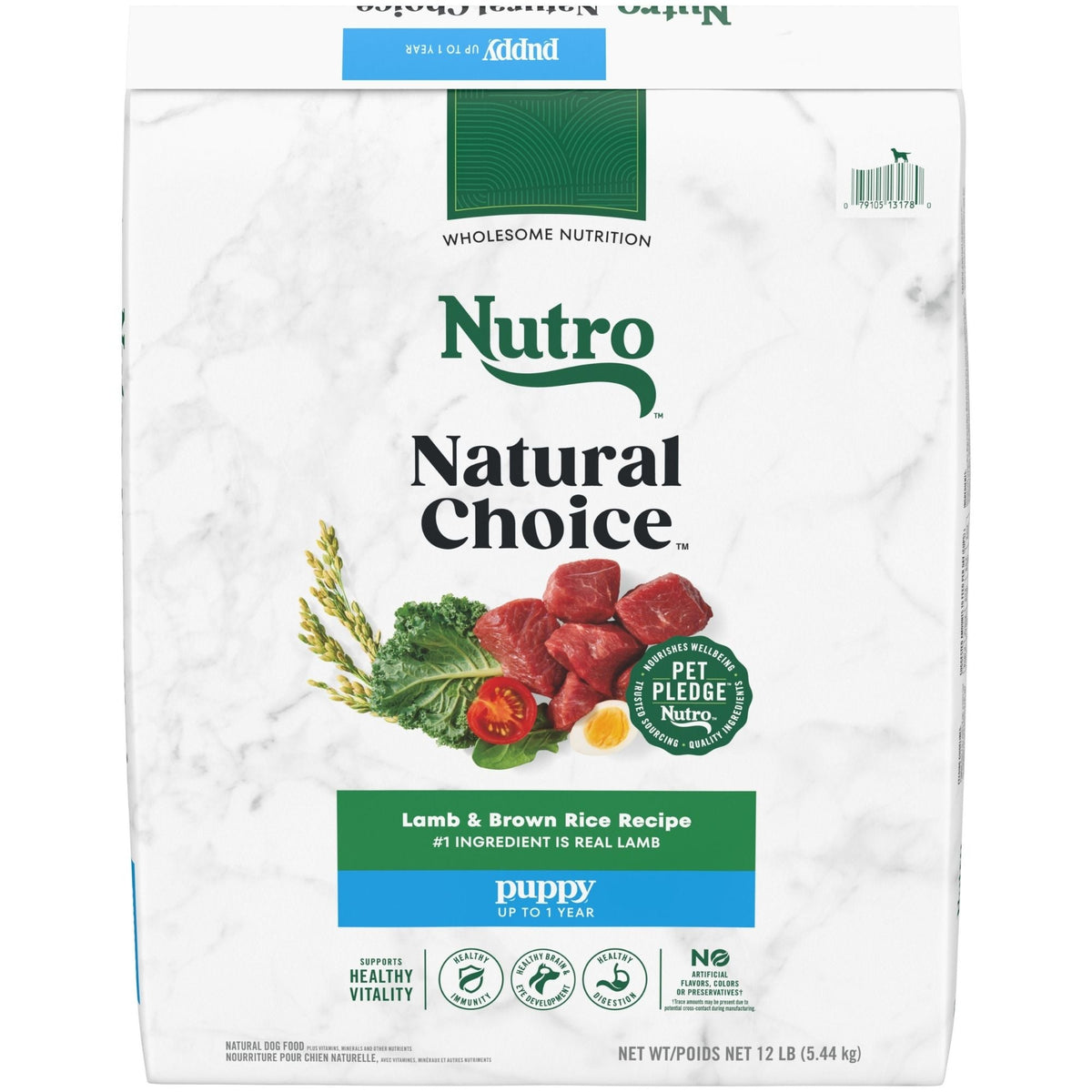 Nutro Products Natural Choice Dry Puppy Food Lamb & Brown Rice 1ea/12 lb