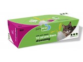Van Ness Plastics Drawstring Cat Pan Liner White 10 Count Small
