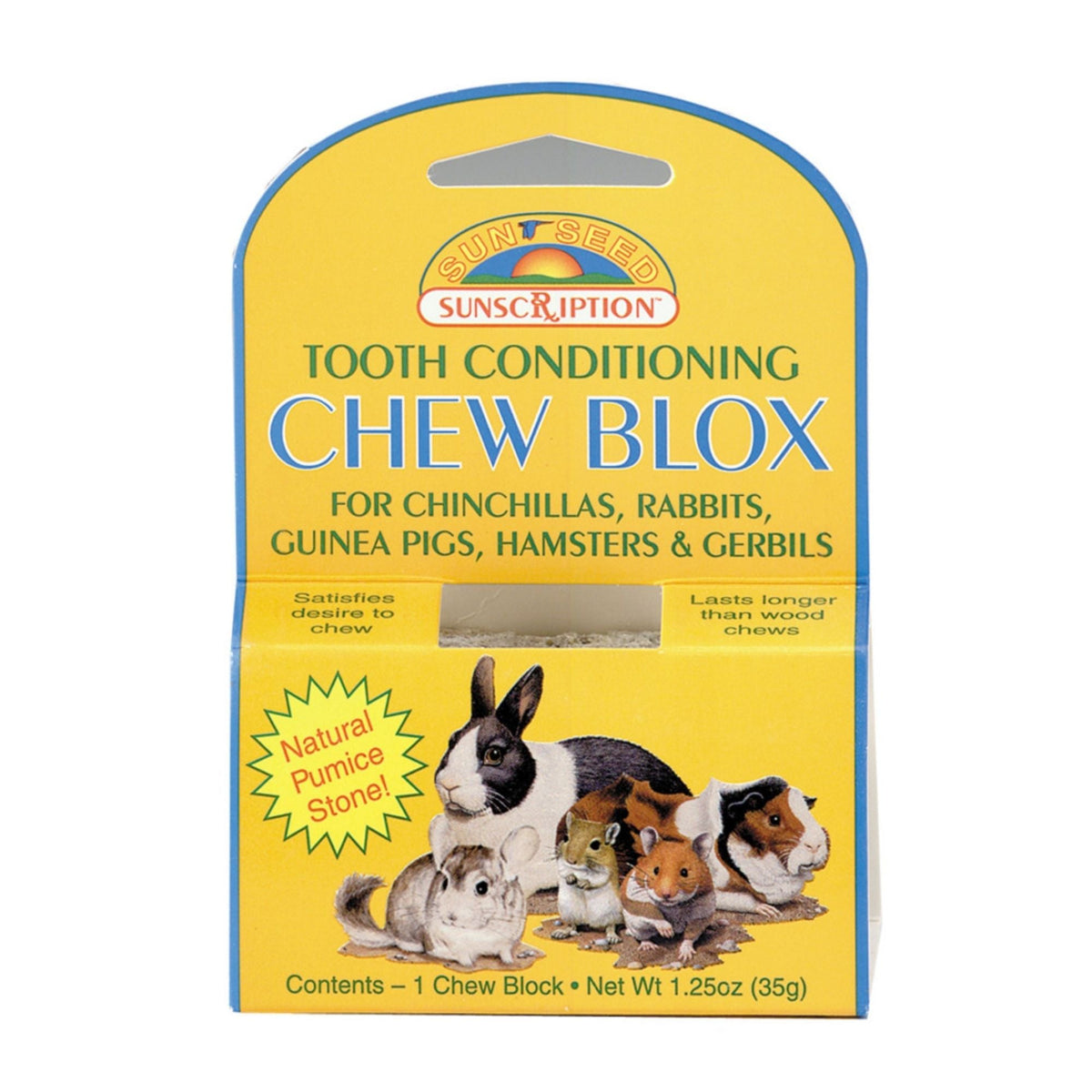 Sun Seed Supplement Chew Blox for Small Animals White, 1ea/1 pk