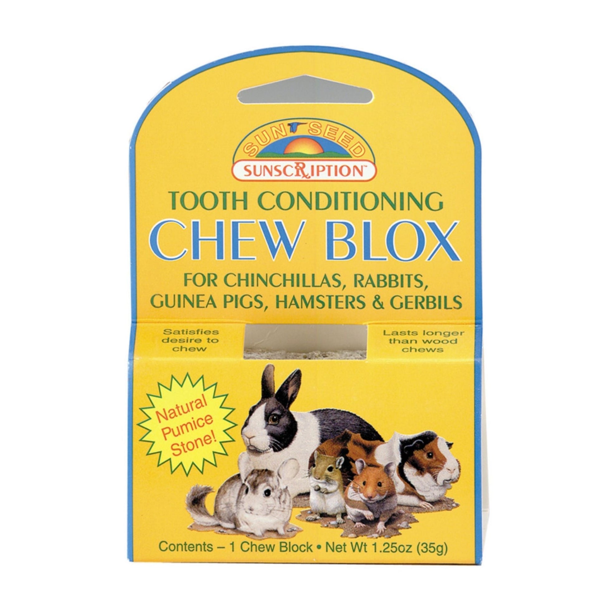 Sun Seed Supplement Chew Blox for Small Animals White, 1ea/1 pk