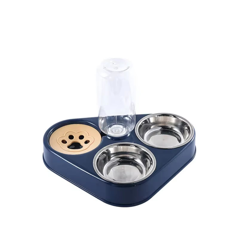 Pawmate Duoflow Feeder – Spill-Free Feeding & Hydration Station for Pets