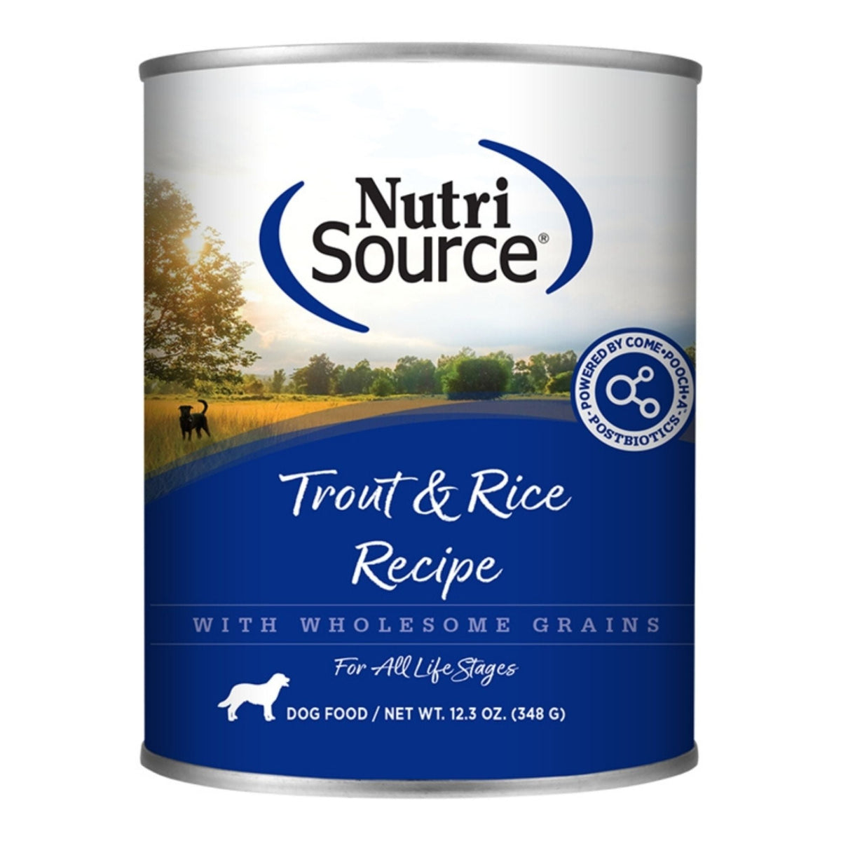Nutrisource Dog Trout & Rice 12.3oz. (Case of 12)