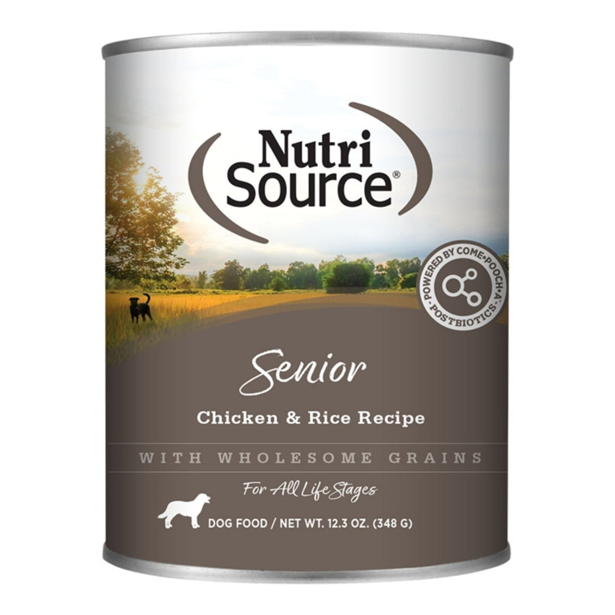 Nutrisource Dog Senior Chicken & Rice 12.3oz. (Case of 12)