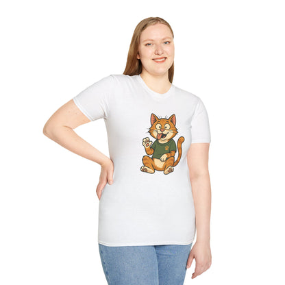 Goofy Cat T-Shirt