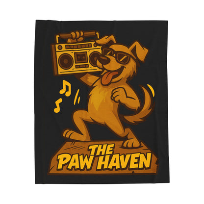Break Dancing Dog Blanket
