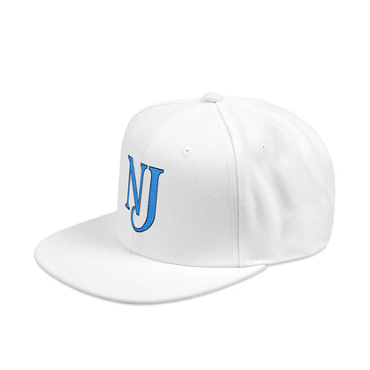 NJ Embroidered Snapback Hat