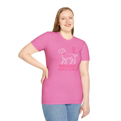 Breast Cancer Walk Dog T-Shirt