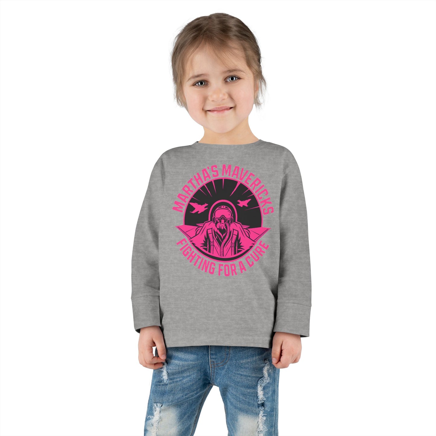 Toddler Long Sleeve Tee - Martha's Mavericks