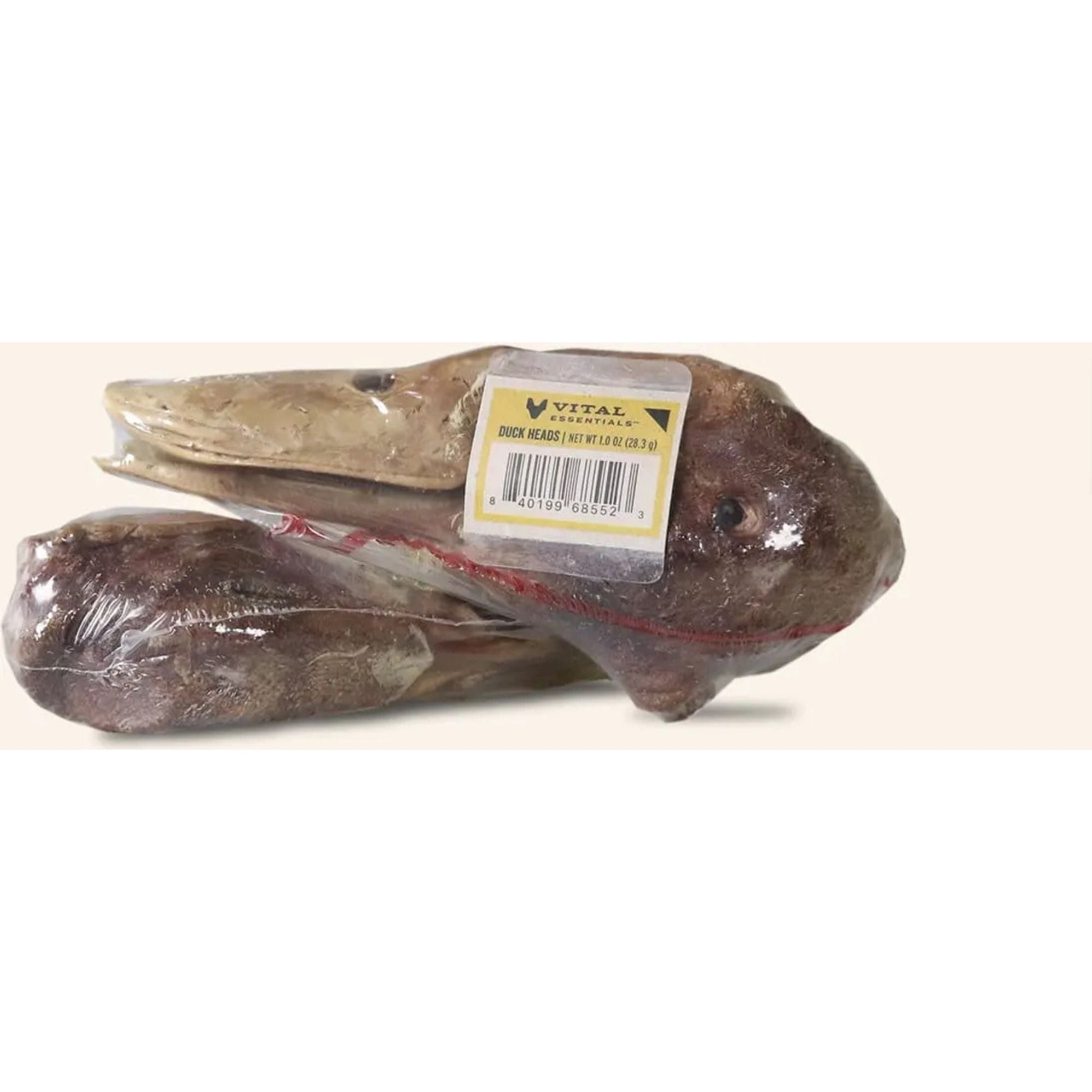 Vital Essentials Dog Raw Bar Freeze-Dried Raw Duck Head Treat 1oz. - (Case of 38)