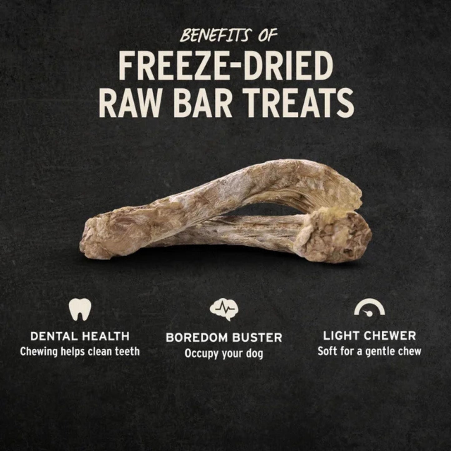 Vital Essentials Dog Raw Bar Freeze-Dried Raw Duck Neck Treat 0.7oz. - (Case of 40)