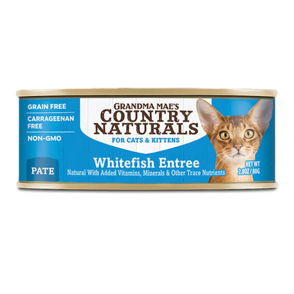 Grandma Mae's Country Naturals Grain Free Pate Wet Cat & Kitten Food Tuna 2.8oz 24pk