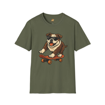 Skateboard Bulldog T-Shirt