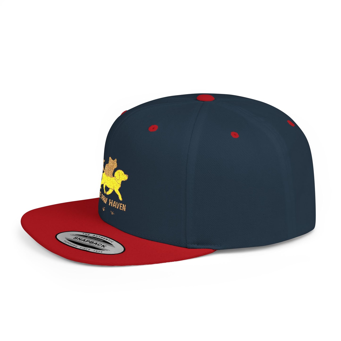 The Paw Haven Flat Bill Snapback Hat