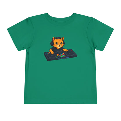 DJ Cat Toddler Tee