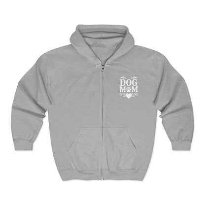 Dog Mom Full Zip Hoodie