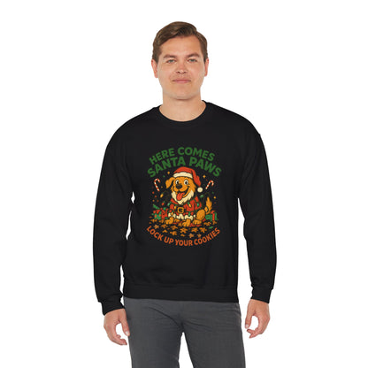 Here Comes Santa Paws Holiday Crewneck