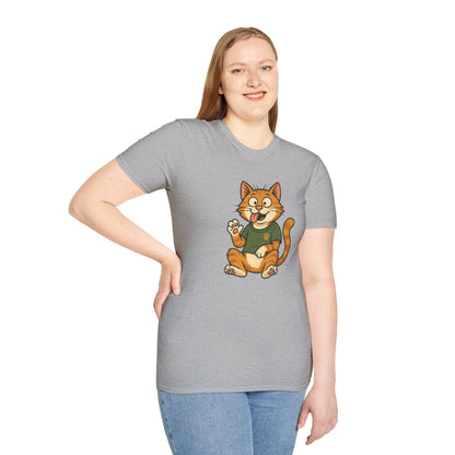 Goofy Cat T-Shirt