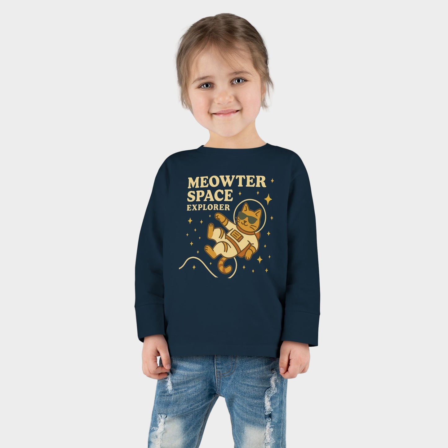 Cosmic Cat Toddler Long Sleeve