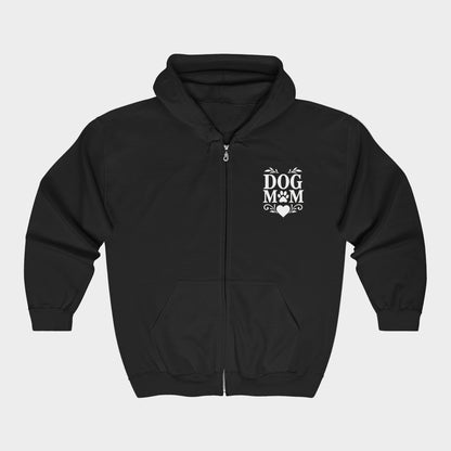 Dog Mom Full Zip Hoodie
