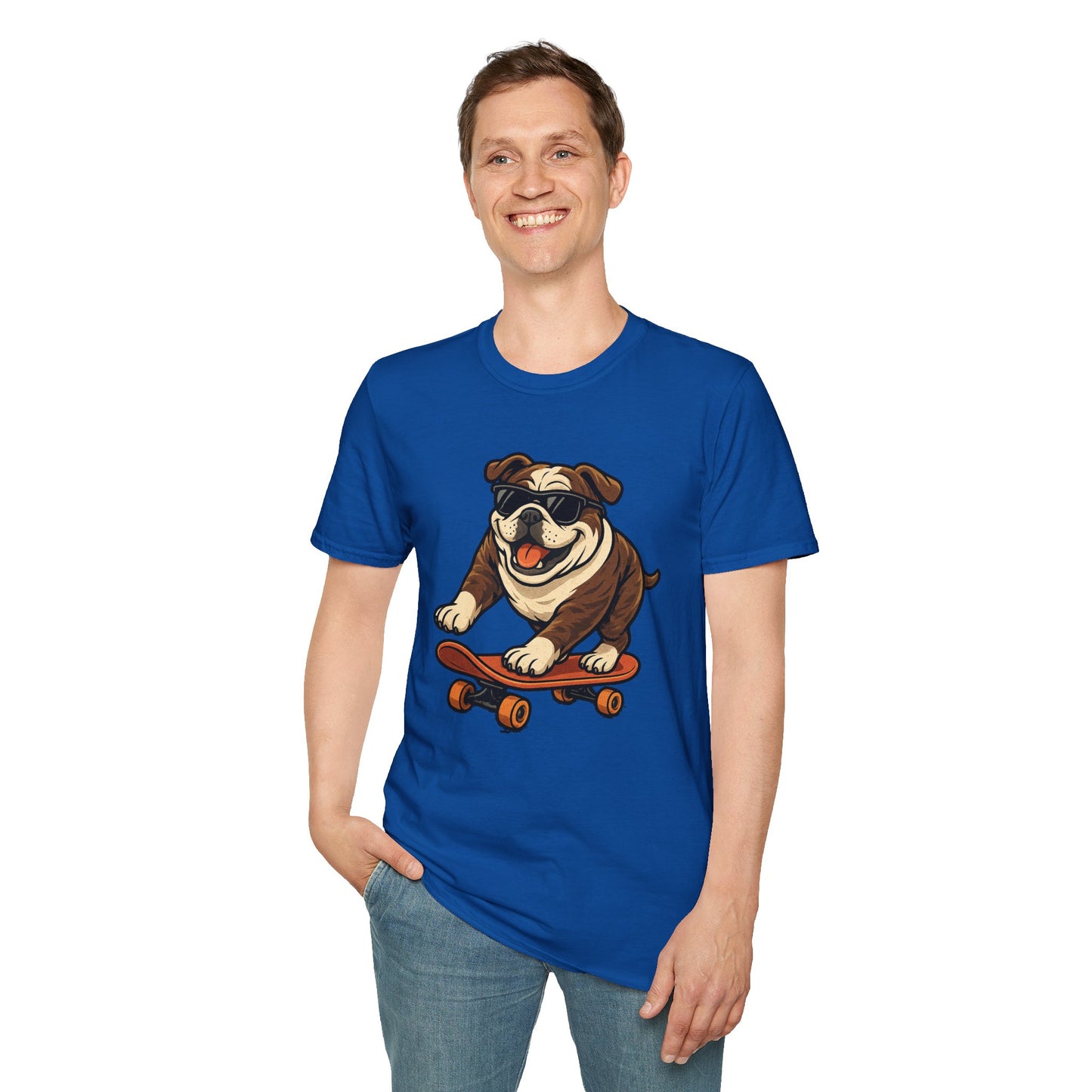 Skateboard Bulldog T-Shirt