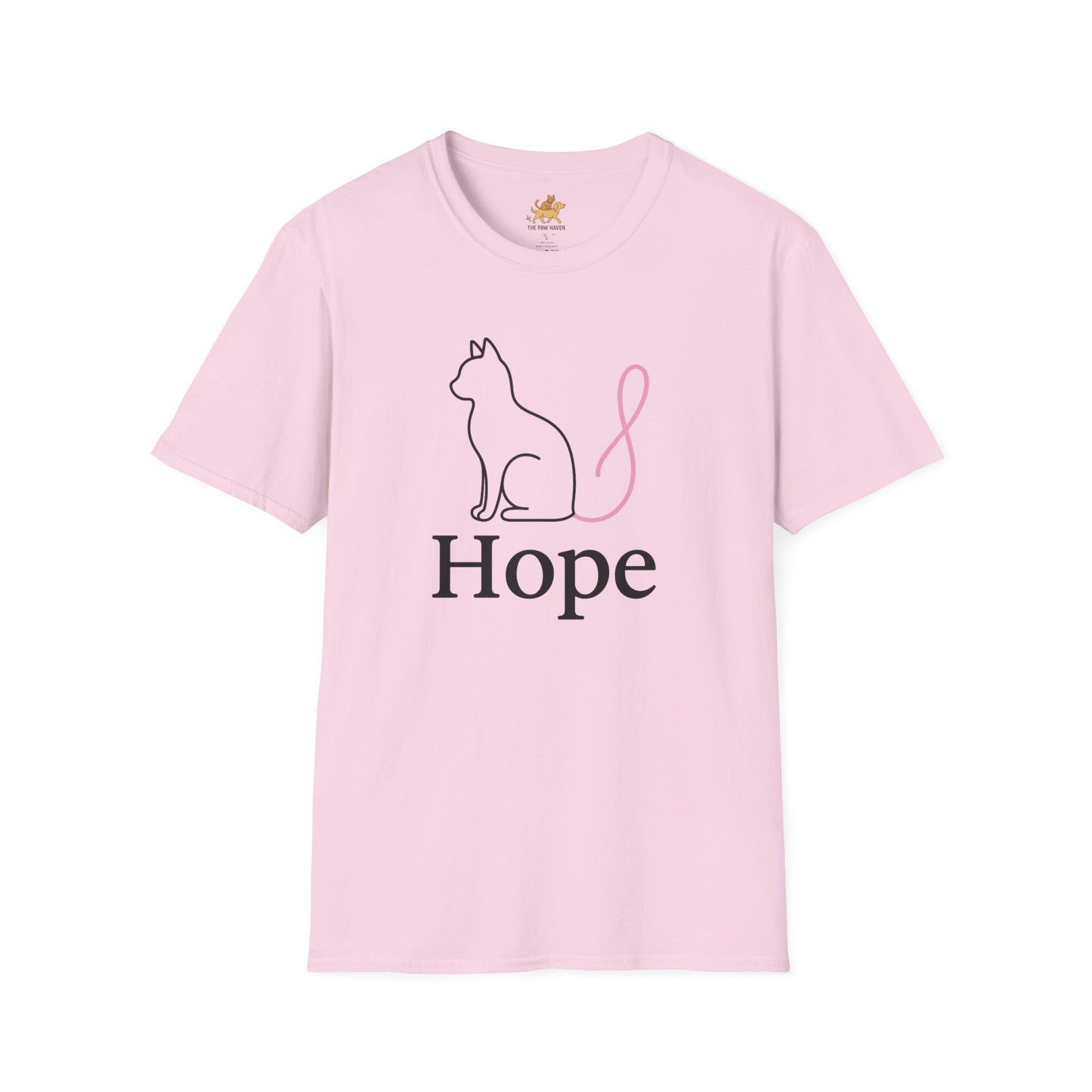 Hope Cat Breast Cancer awareness  T-Shirt